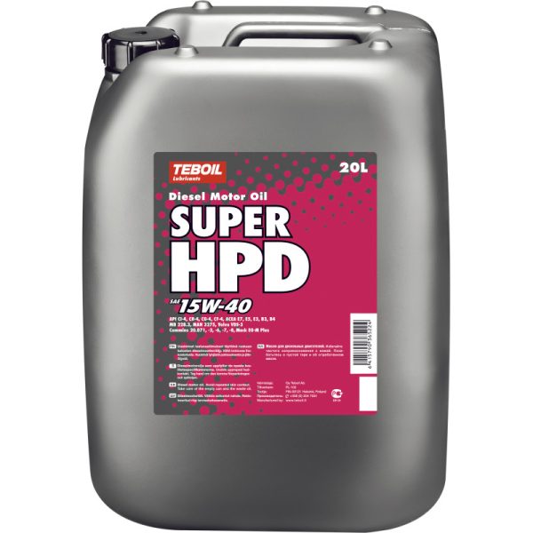 Teboil Super HPD ECV 10w-40 20L